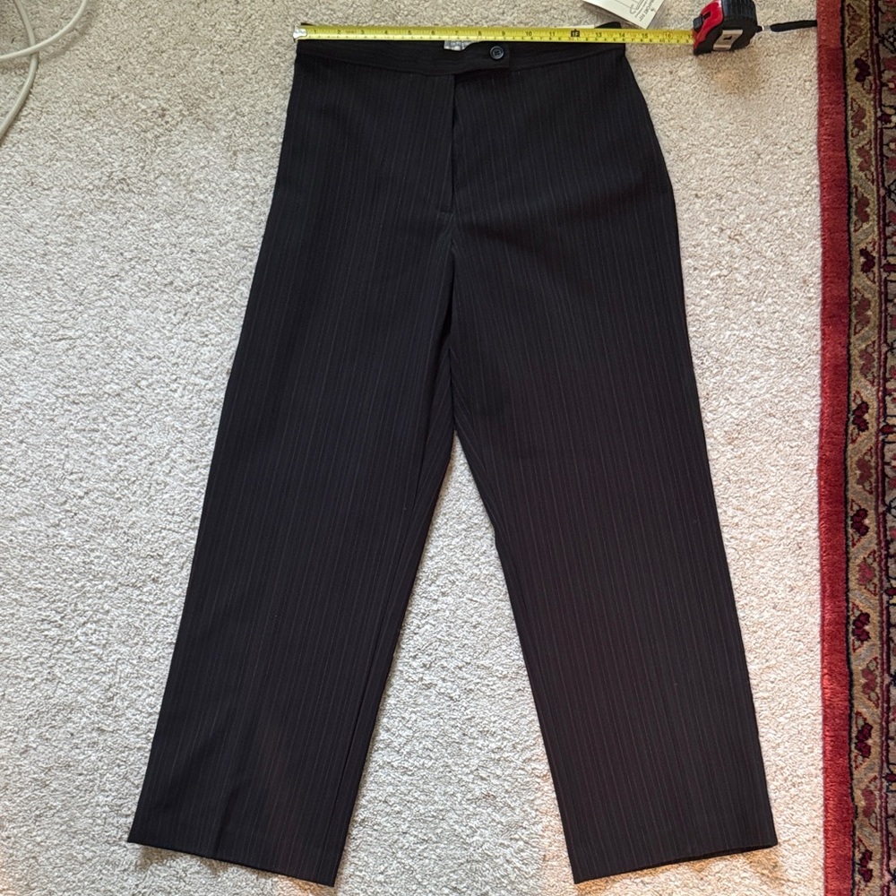 Investments women’s Dark Pinstripe Trousers